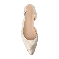Journee Collection Womens Daphnne Pointed Toe Ballet Flats