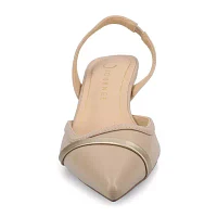 Journee Collection Womens Nellia Pointed Toe Kitten Heel Pumps