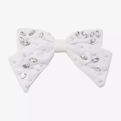 Bijoux Bar White Hair Bow