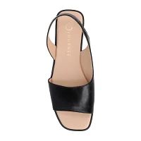 Journee Collection Womens Brinsley Slingback Strap Flat Sandals