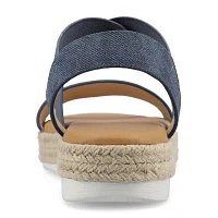 Journee Collection Womens Caroline Wedge Sandals