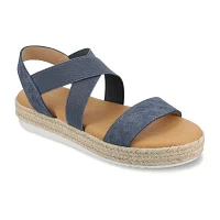 Journee Collection Womens Caroline Wedge Sandals