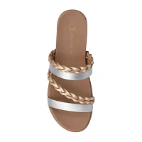Journee Collection Womens Colette Flat Sandals