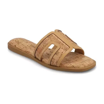 Journee Collection Womens Primah Flat Sandals