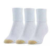 Gold Toe Bermuda 3 Pair Turncuff Socks Womens