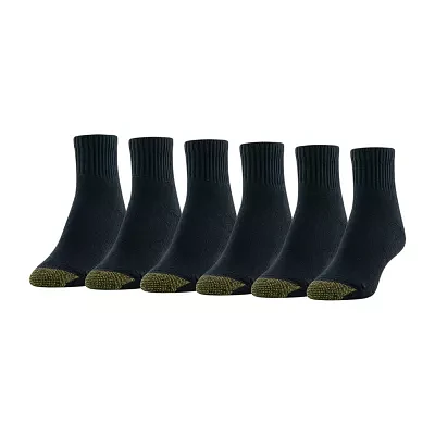 Gold Toe Sport 6 Pair Quarter Ankle Socks Womens