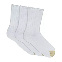 Gold Toe Ultra Soft 3 Pair Crew Socks Womens