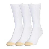 Gold Toe Ultra Soft 3 Pair Crew Socks Womens