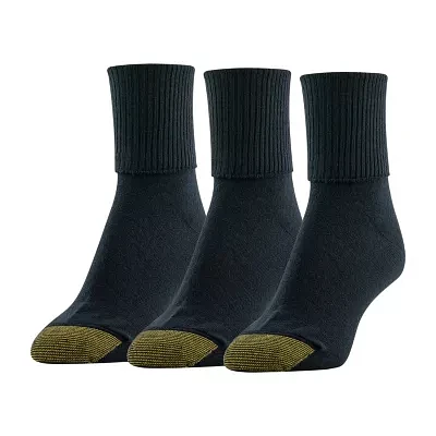 Gold Toe Ultra Soft 3 Pair Turncuff Socks Womens