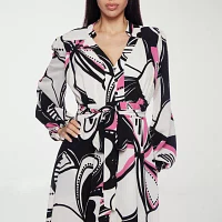 Premier Amour Womens Long Sleeve Floral Maxi Dress