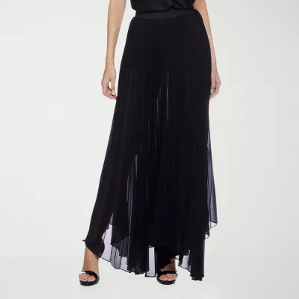 Premier Amour Womens Long Flared Skirt