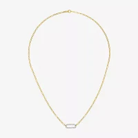 Diamond Addiction (G-H / I1-I2) Womens 1/3 CT. T.W. Lab Grown White Diamond 10K Gold Pendant Necklace