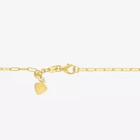 Diamond Addiction (G-H / I1-I2) Womens 1/3 CT. T.W. Lab Grown White Diamond 10K Gold Paperclip Round Pendant Necklaces