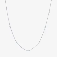 Diamond Addiction (G-H / I1-I2) Womens 1/3 CT. T.W. Lab Grown White 10K Gold Round Pendant Necklaces