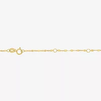 (G-H Womens 1/3 CT. T.W. Lab Grown White Diamond 10K Gold Cross Pendant Necklaces
