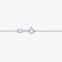 (G-H Womens 1/2 CT. Lab Grown White Diamond 10K White Gold Pendant Necklaces