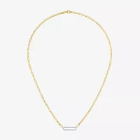 Diamond Addiction (G-H / I1-I2) Womens 1/5 CT. Lab Grown White Diamond 14K Gold Over Silver Sterling Silver Pendant Necklace