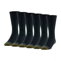 Gold Toe Work 6 Pair Crew Socks Mens