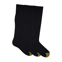 Gold Toe Metropolitan Dress 3 Pair Over the Calf Socks Mens