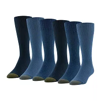 Gold Toe Stanton 6 Pair Crew Socks Mens