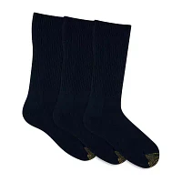 Gold Toe Fluffies 3 Pair Crew Socks Mens