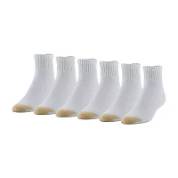Gold Toe Athletic Sport 6 Pair Quarter Ankle Socks Mens