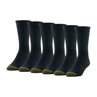 Gold Toe Athletic Sport Short 6 Pair Crew Socks Mens