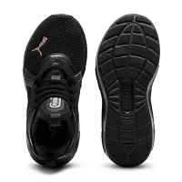 PUMA Soft Enzo 5 Little Girls Running Shoes