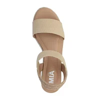 Mia Girl Womens Zenaida Wedge Sandals