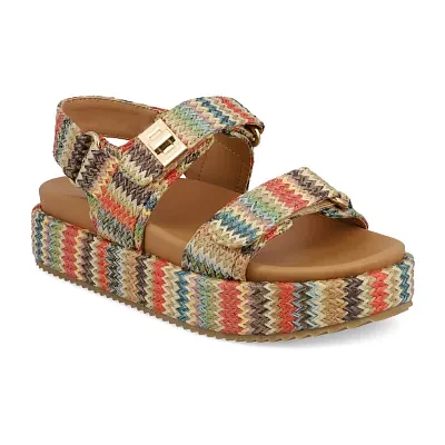 Mia Girl Ryann Womens Adjustable Strap Footbed Sandals