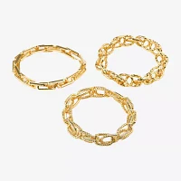 Bijoux Bar Gold Tone 3-pc. Bracelet Set