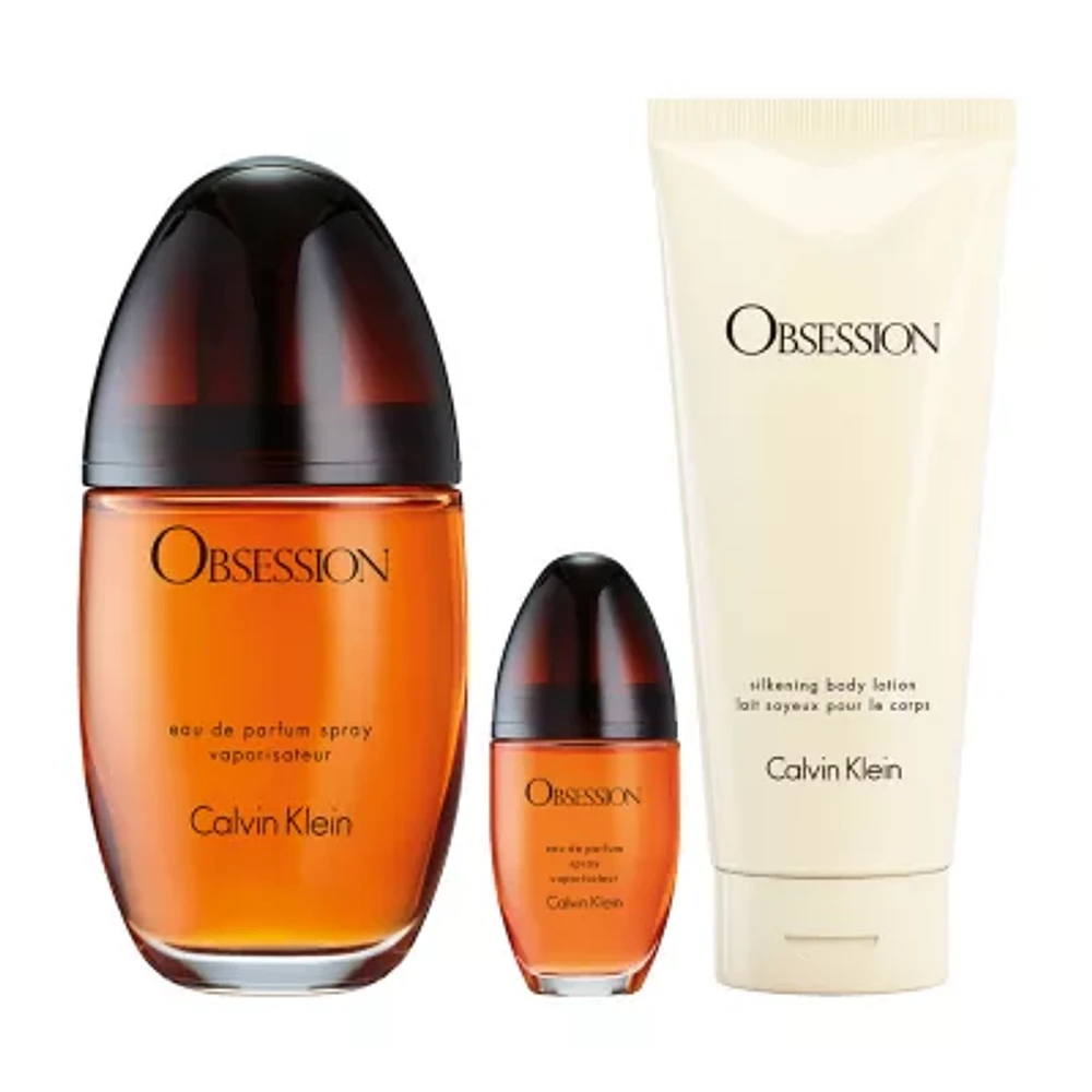 Calvin Klein Obsession For Women Eau De Parfum 3-Pc Gift Set ($151 Value)