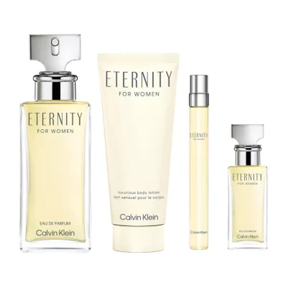 Calvin Klein Eternity For Women Eau De Parfum 4-Pc Gift Set ($205 Value)
