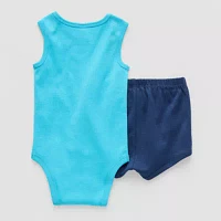 Okie Dokie Baby Boys 2-pc. Short Set