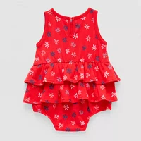 Okie Dokie Baby Girls Sleeveless Romper