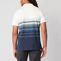 mutual weave Mens Regular Fit Short Sleeve Polo Shirt