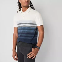 mutual weave Mens Regular Fit Short Sleeve Polo Shirt