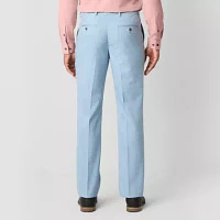J. Ferrar Mens Slim Fit Flat Front Suit Pant
