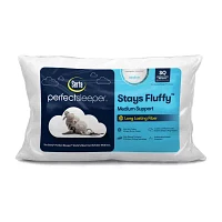 Serta PerfectSleeper Stays Fluffy Medium Support Pillow