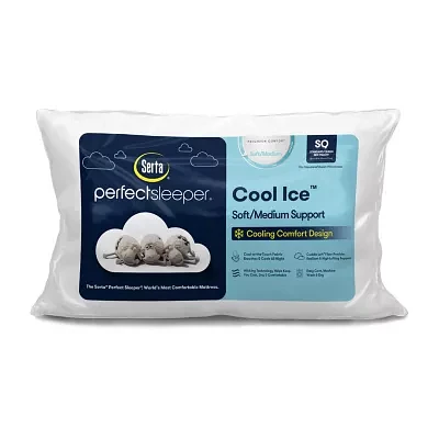 Serta PerfectSleeper Cool Ice Soft/Medium Support Pillow