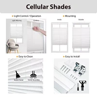 Eco Estates Cut-to-Width Cordless Top Down Bottom Up Light-Filtering Cellular Shade