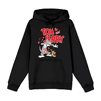 Juniors Womens Long Sleeve Tom and Jerry Hoodie