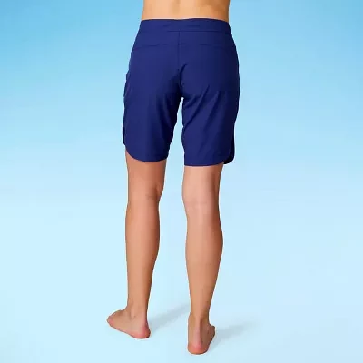 Free Country Womens Drawstring Waist Quick Dry Board Shorts