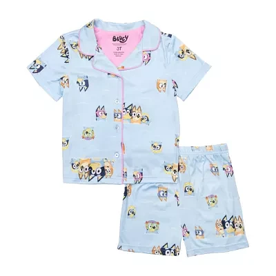 Toddler Girls Bluey 2-pc. Pajama Set