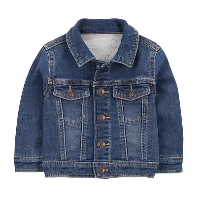 Oshkosh Baby Boys Denim Lightweight Softshell Jacket