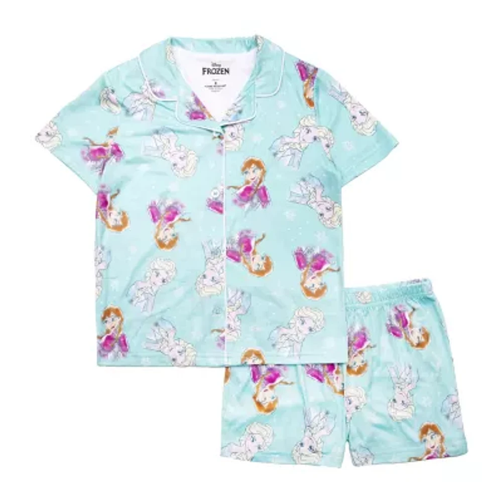 Disney Collection Little & Big Girls 2-pc. Frozen Pajama Sets