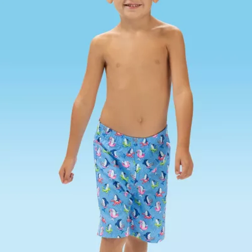 Dolfin Toddler Boys Animal Swim Trunks