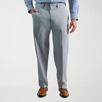 Haggar® Men's Premium Comfort Tonal Plaid Classic Fit Flat Front Dress Pant