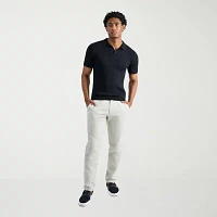 Haggar® Men's Johnny Collar Slim Fit Ribbed Sweater