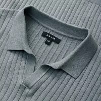 Haggar® Men's Johnny Collar Slim Fit Ribbed Sweater